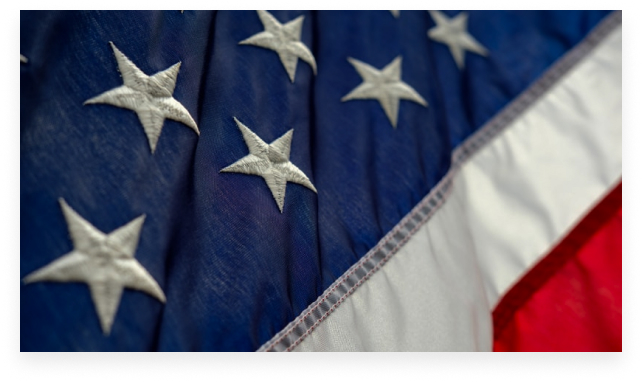 American Flags by Material