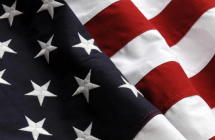 Image of Polyester American Flags
