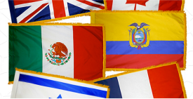 Image of Indoor Fringed flags